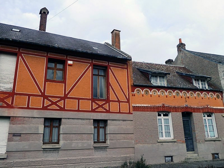 Maison colorée - Ribemont