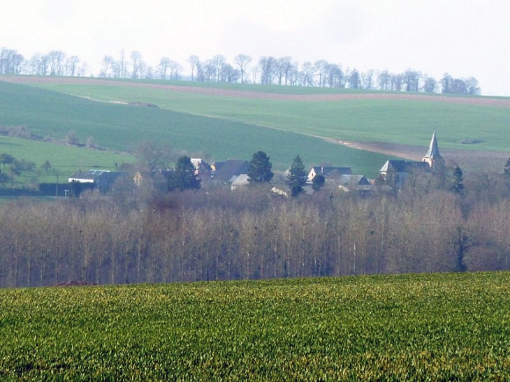 Vue sur le village - Saint-Gobert