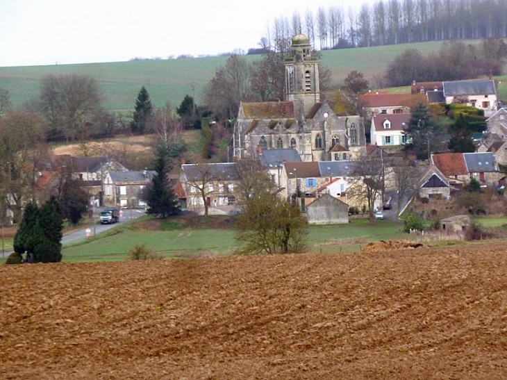 Vue sur le village - Saint-Rémy-Blanzy