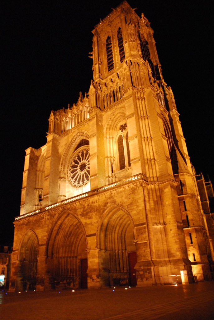 Cathédrale de nuit - Soissons