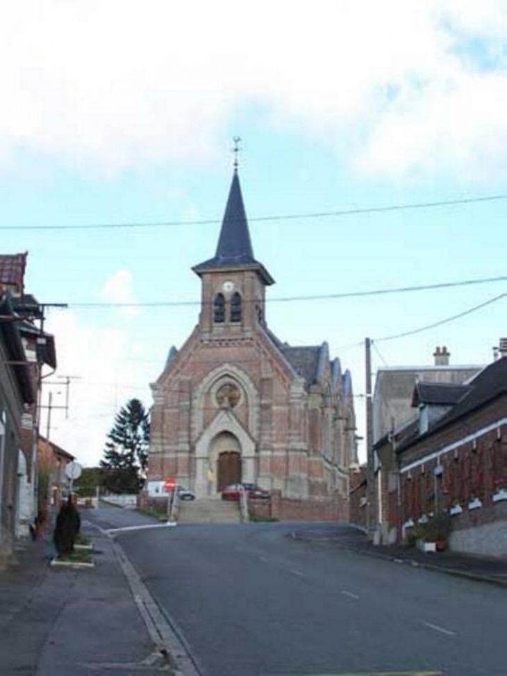 L'église  actuelle 2012 - Thenelles