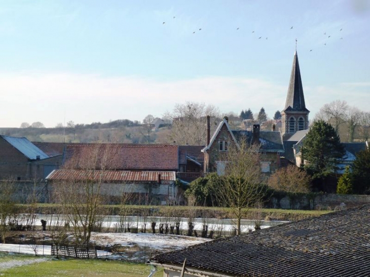 Vue sur le village - Tupigny