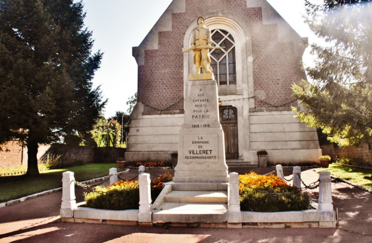 Monument-aux-Morts - Villeret