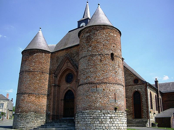 L'église fortifiée - Wimy