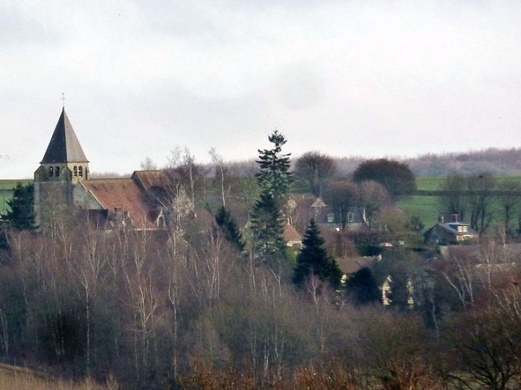 Vue sur le village - Autheuil-en-Valois