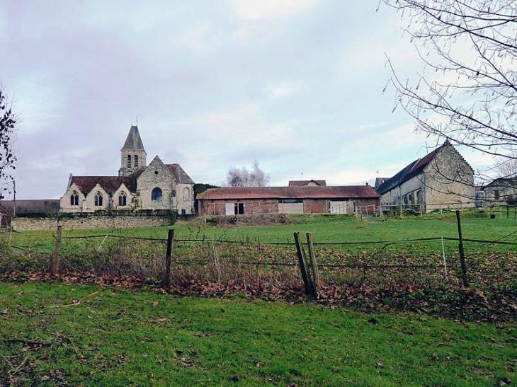 Vue sur le village - Boursonne