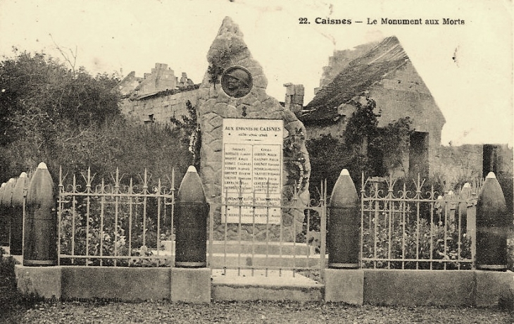 Monument aux morts - Caisnes