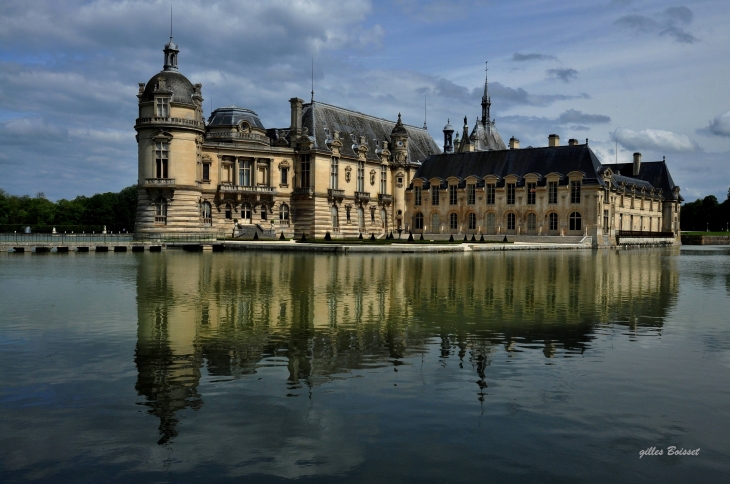 Le château de Chantilly panoramique