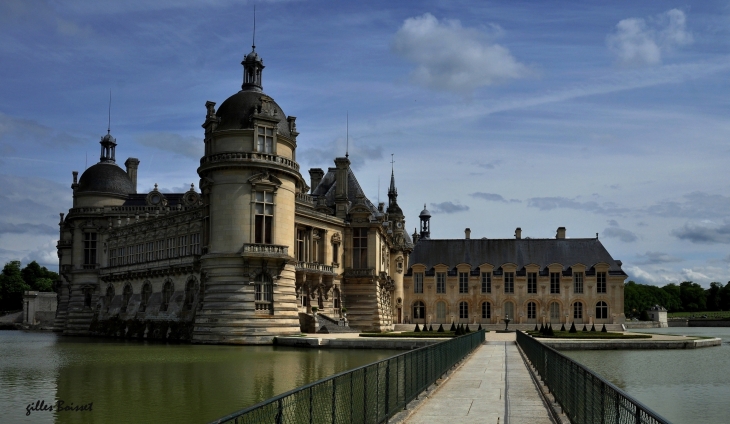 Château de chantilly, la passerelle