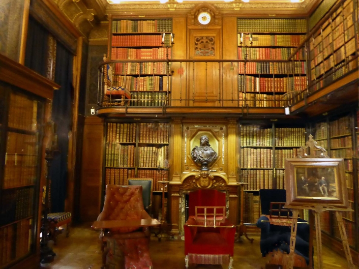 Les appartements princiers : le cabinet des livres - Chantilly