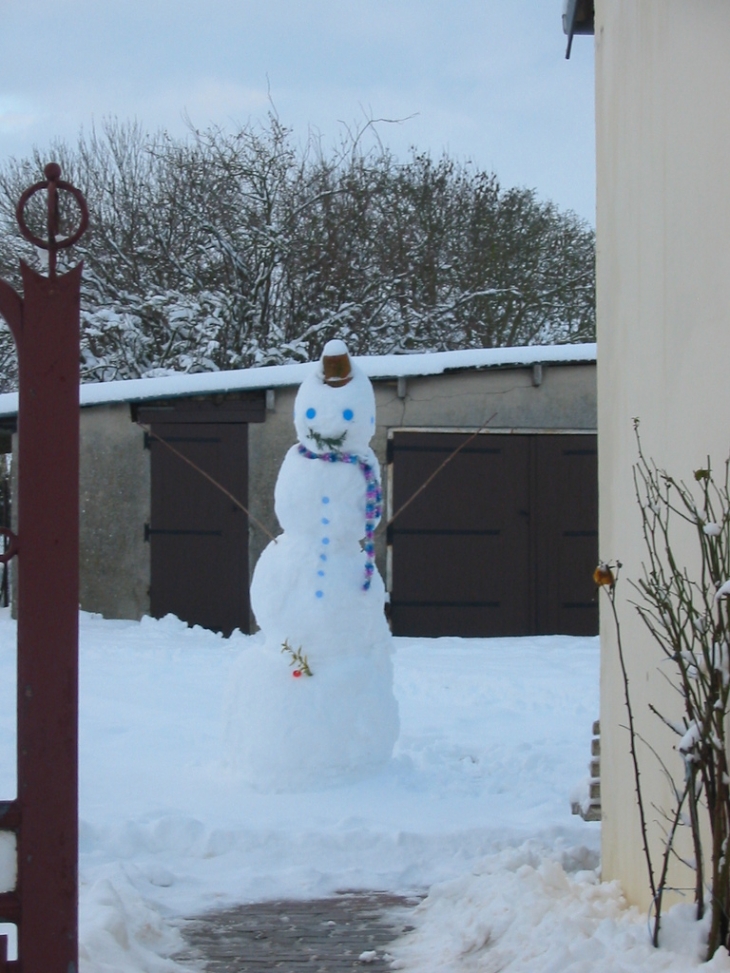 Bonhomme de neige - Flavy-le-Meldeux