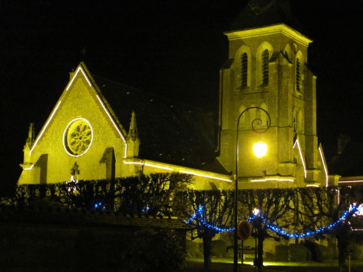 Illumination 2011 Eglise & Mairie - Le Coudray-Saint-Germer