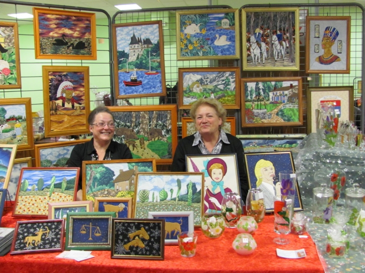 Marché de Noël au Coudray, 2 Artistes Nicole & Chantal - Le Coudray-Saint-Germer