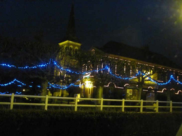 Illuminations Mairie & Eglise - Le Coudray-Saint-Germer