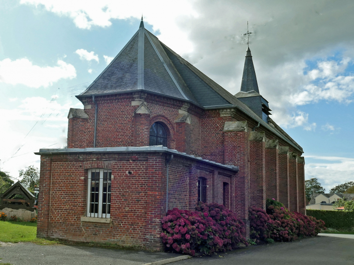 Le chevet de l'église - Le Plessier-sur-Bulles