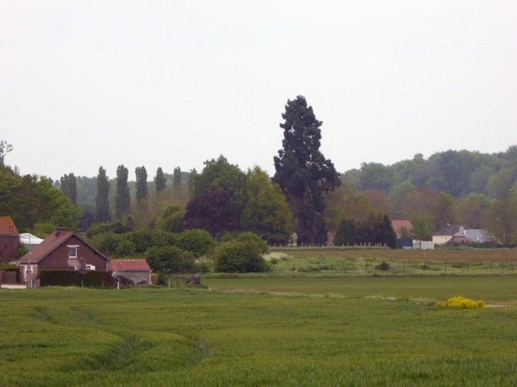 Vue sur le village - Ognolles