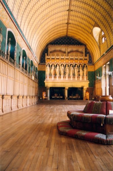 Salle des Preuses (salle de justice) 50 mètres de longueur - Pierrefonds