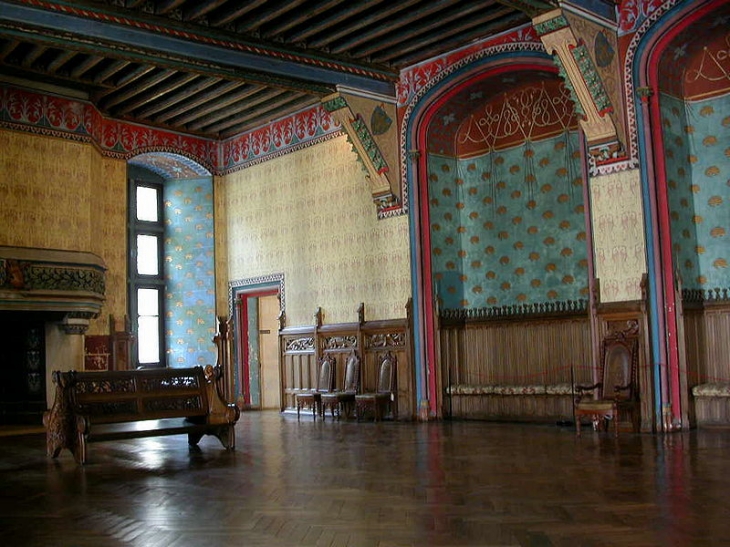 Salon de réception à la fois intime et grandiose - Pierrefonds