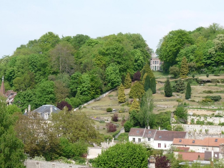 Vue du chemin de ronde - Pierrefonds