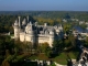 le château de Pierrefonds vu du ciel