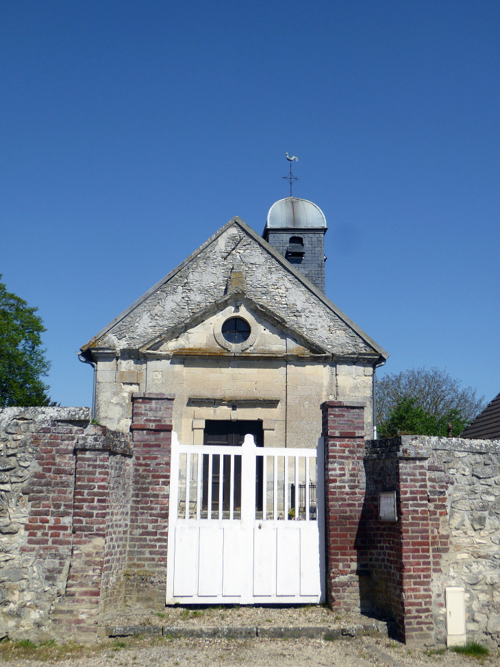 L'entrée de l'église - Rosières