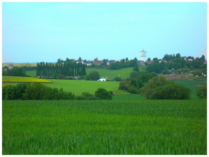 Vue de la route de fournival - Saint-Just-en-Chaussée