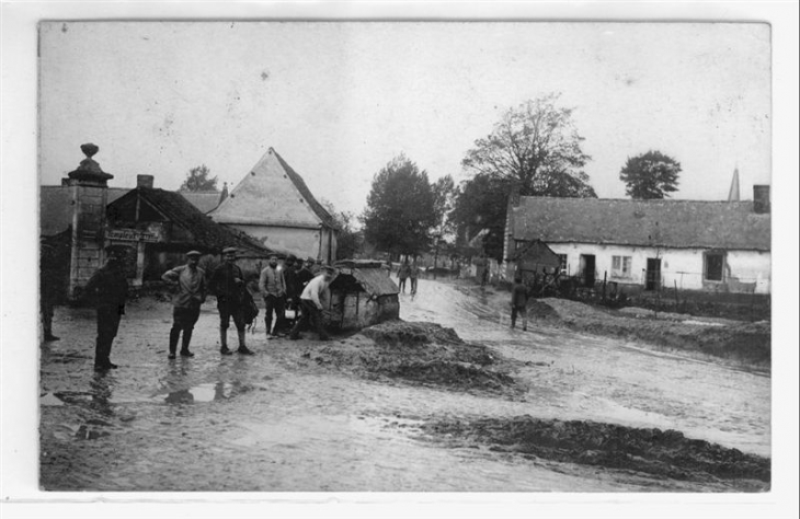 Photo Allemande 1ère GM. Aizecourt le-Bas - Aizecourt-le-Bas