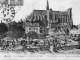 Photo suivante de Amiens Vers 1910, la cathédrale et le marché sur l'eau (carte postale ancienne).