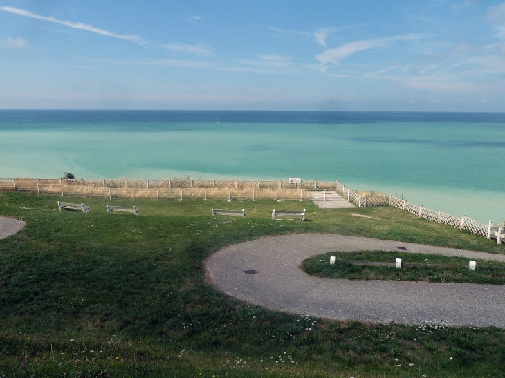 Le Bois de Cise : descente vers la plage - Ault