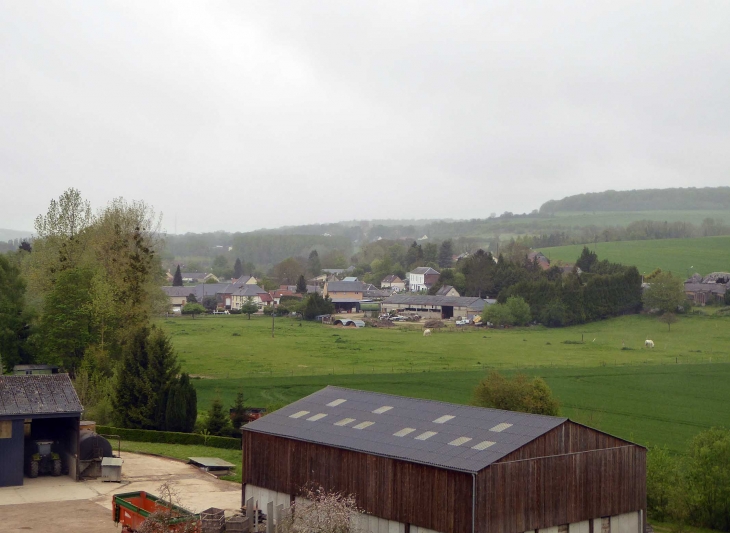 Le village vu de l'église - Blangy-sous-Poix