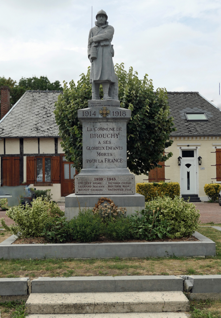 Le monument aux morts - Brouchy