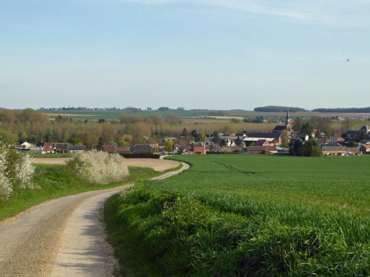 Vue sur le village - Buire-Courcelles