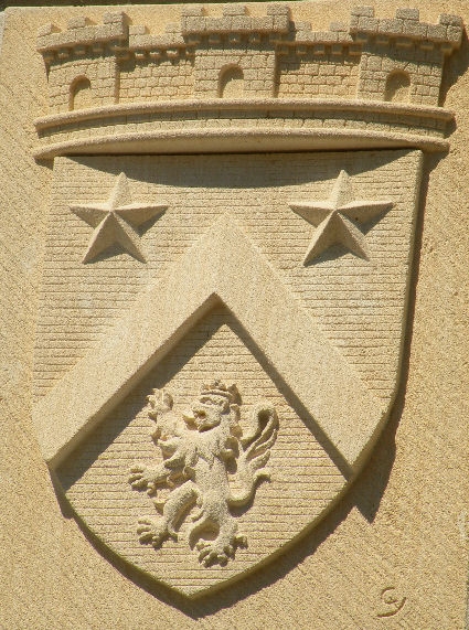 Le Blason officiel de la Commune - Domart-sur-la-Luce