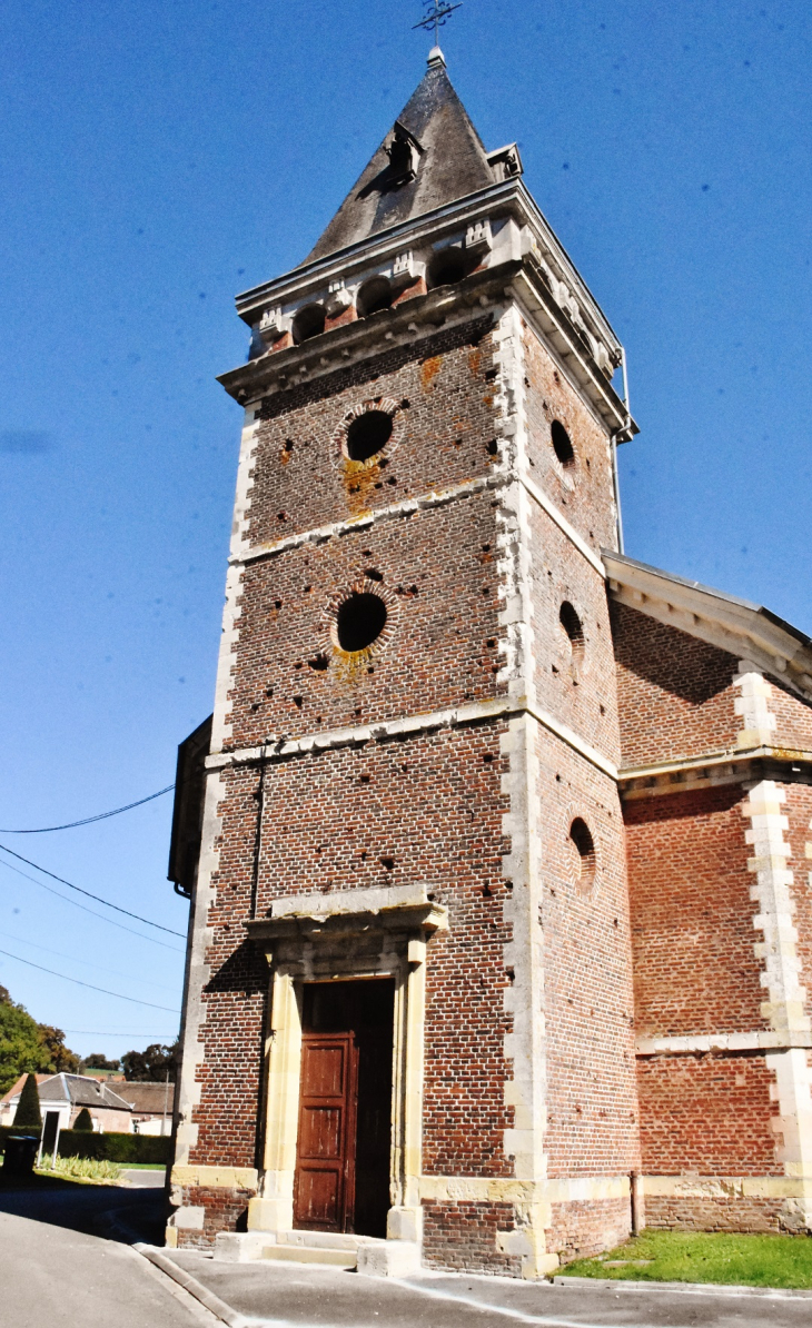 Mericourt sur Somme ( église St Martin ) - Étinehem