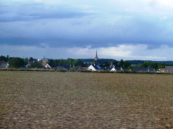 Le village vu de loin - Glisy