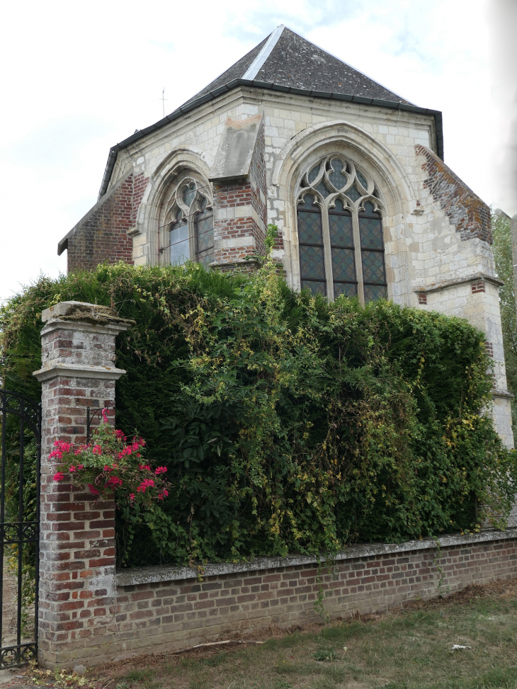 Le chevet de l'église - Grécourt