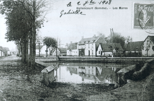 Les Mares en 1908 (environ) - Hallencourt