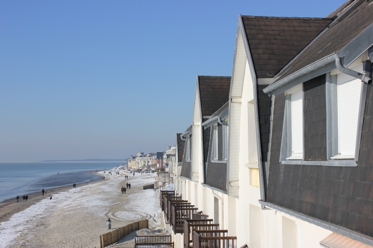 La plage vue du phare - Le Crotoy