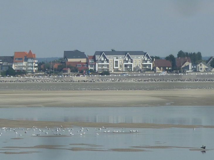 La ville vue de la baie de Somme - Le Crotoy