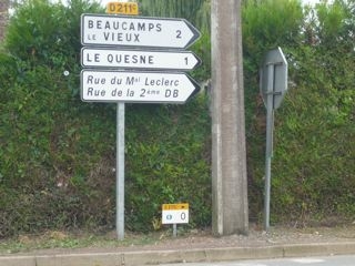 Panneau - Le Quesne