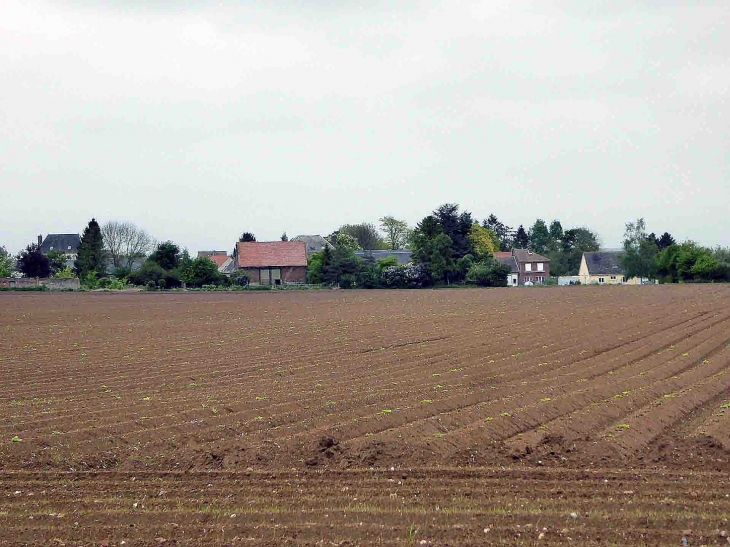 Vue sur le village - Louvrechy