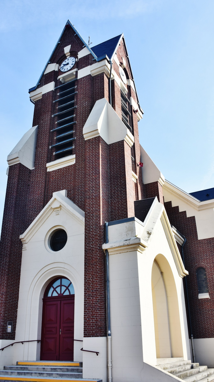 =église St Leger - Méaulte