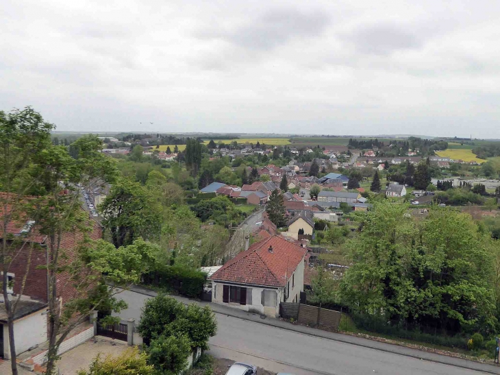 Vue sur la ville basse - Montdidier