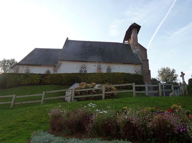 MONTIGNY : l'église à campenard (clocher mur)  - Nampont