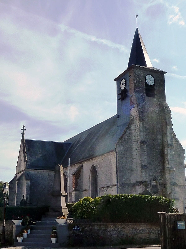 L'église - Regnière-Écluse