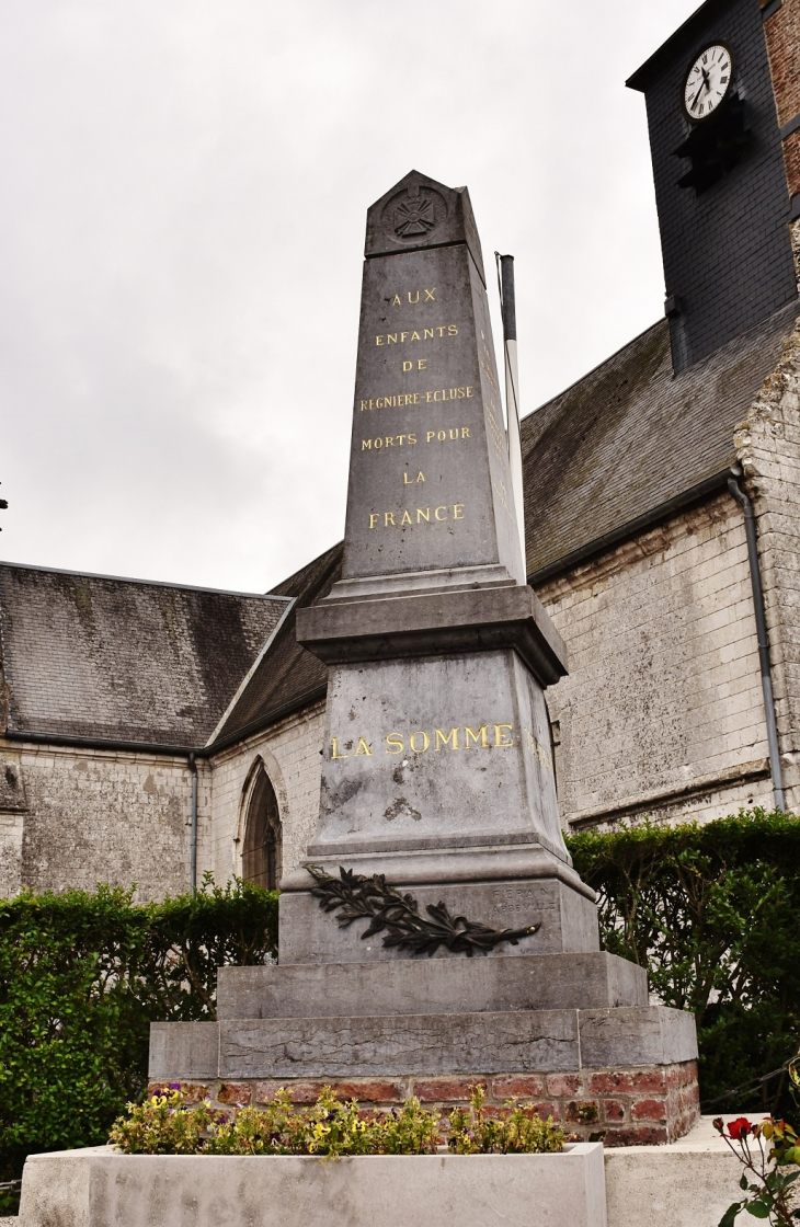 Monument-aux-Morts - Regnière-Écluse