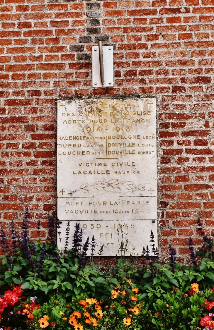 Monument-aux-Morts  - Roiglise