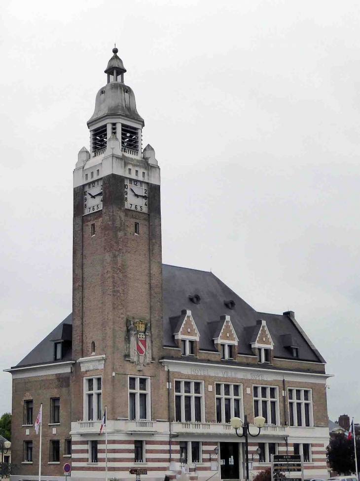 Le beffroi de l'hôtel de ville - Roye