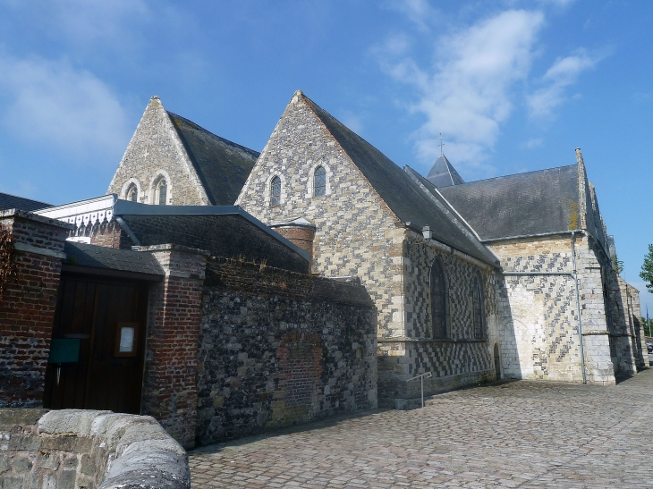 La double nef de l'église - Saint-Valery-sur-Somme