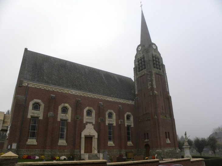 L'église - Templeux-la-Fosse